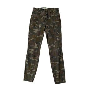 Anthropologie Slim Camo Pants